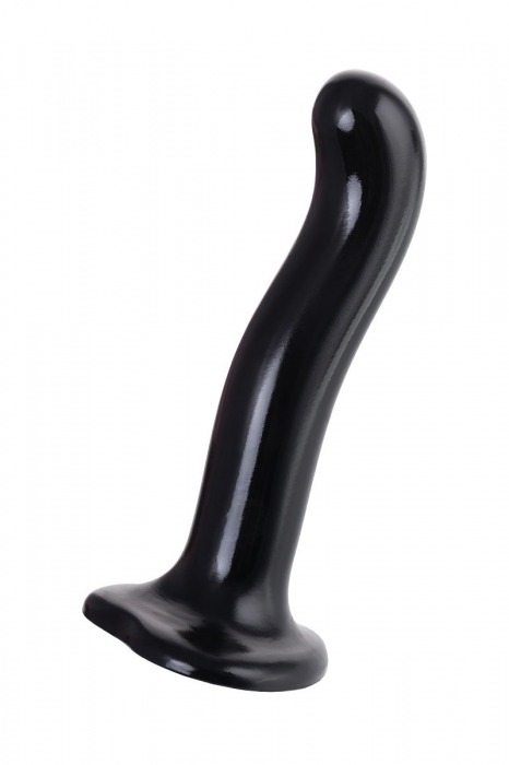 Черный стимулятор для пар P G-Spot Dildo Size M - 18 см. - Strap-on-me - в Тольятти купить с доставкой