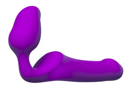 Лиловый безремневой страпон Queens M - Adrien Lastic - купить с доставкой в Тольятти