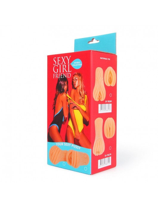 Телесный мастурбатор-вагина со складками на входе - Bior toys - в Тольятти купить с доставкой