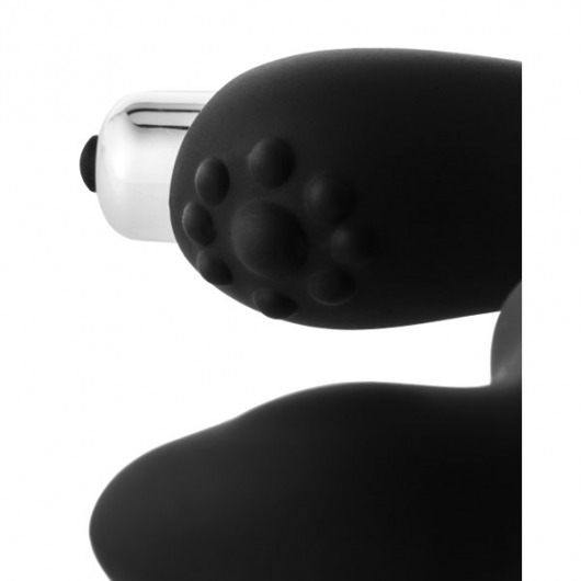 Черный вибромассажер простаты FantASStic Vibrating Prostate Massager - 11,3 см. - Dream Toys - в Тольятти купить с доставкой