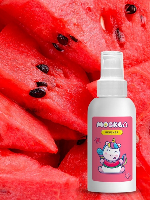 Универсальная смазка с ароматом арбуза  Москва Вкусная  - 100 мл. - Москва - купить с доставкой в Тольятти