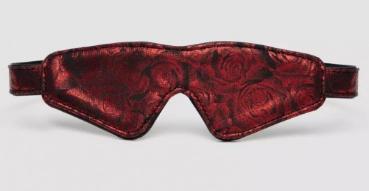 Двусторонняя красно-черная маска на глаза Reversible Faux Leather Blindfold - Fifty Shades of Grey - купить с доставкой в Тольятти
