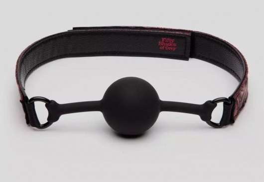 Кляп-шар на двусторонних ремешках Reversible Silicone Ball Gag - Fifty Shades of Grey - купить с доставкой в Тольятти