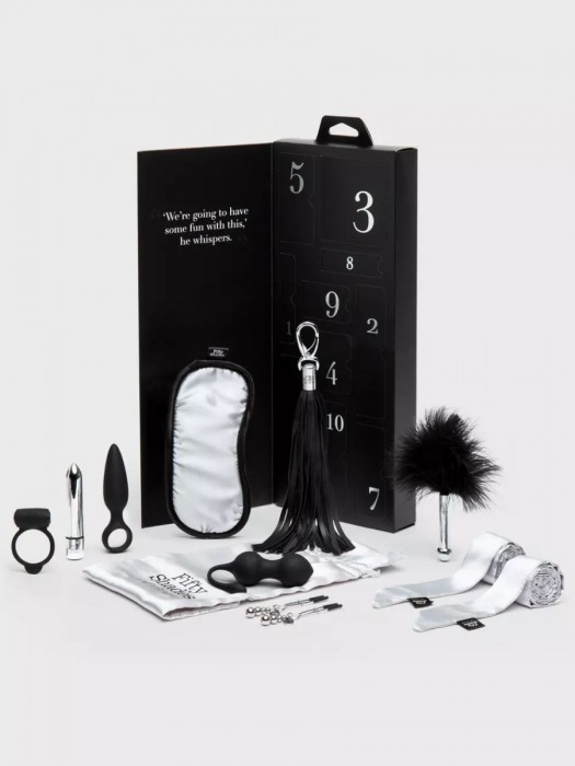 Эротический набор Pleasure Overload 10 Days of Play Gift Set - Fifty Shades of Grey - купить с доставкой в Тольятти