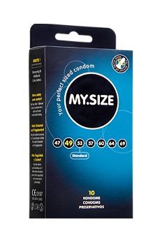Презервативы MY.SIZE размер 49 - 10 шт. - My.Size - купить с доставкой в Тольятти