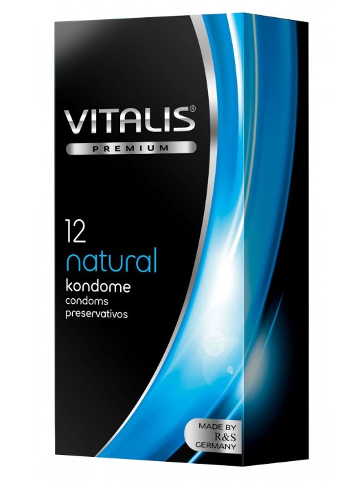 Классические презервативы VITALIS PREMIUM natural - 12 шт. - Vitalis - купить с доставкой в Тольятти