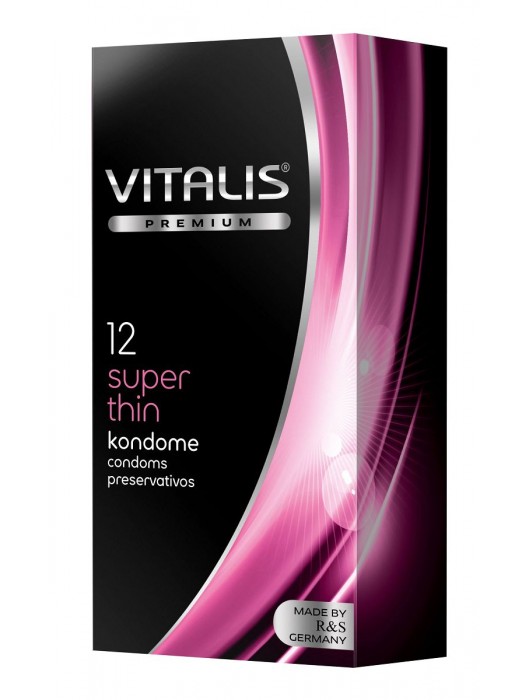Ультратонкие презервативы VITALIS PREMIUM super thin - 12 шт. - Vitalis - купить с доставкой в Тольятти