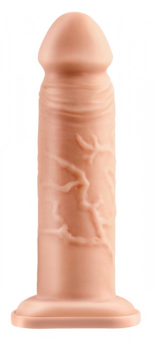 Телесный реалистичный фаллоимитатор с полостью Silicone Hollow Extension - 20 см. - Pipedream - купить с доставкой в Тольятти