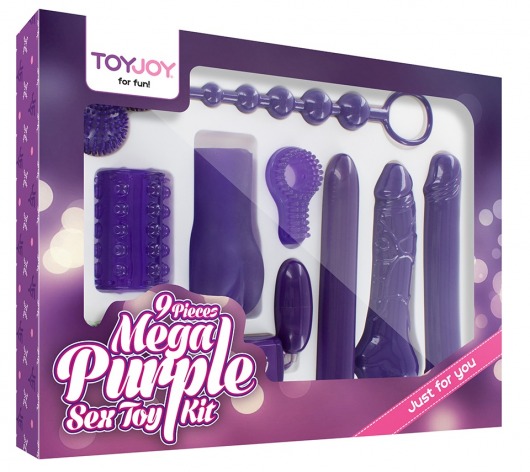Эротический набор Toy Joy Mega Purple - Toy Joy - купить с доставкой в Тольятти
