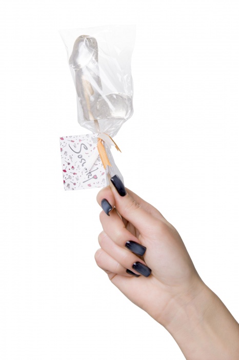 Прозрачный леденец в форме фаллоса со вкусом пина колады - Sosuчki - купить с доставкой в Тольятти