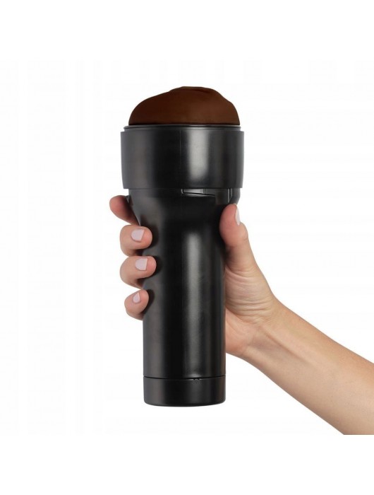 Темнокожий мастурбатор-вагина Feel Stroker - Kiiroo - в Тольятти купить с доставкой