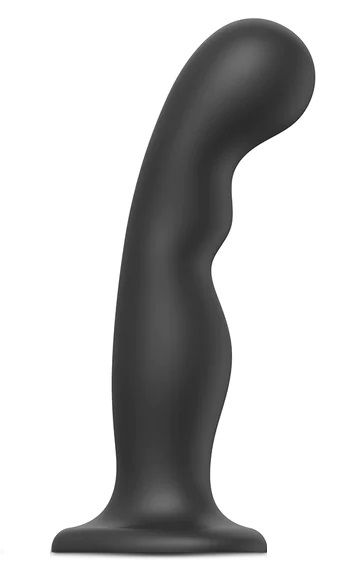 Черная насадка Strap-On-Me Dildo Plug P G size XXL - Strap-on-me - купить с доставкой в Тольятти