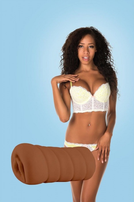 Коричневый мастурбатор-вагина BRIANNA - Dream Toys - в Тольятти купить с доставкой
