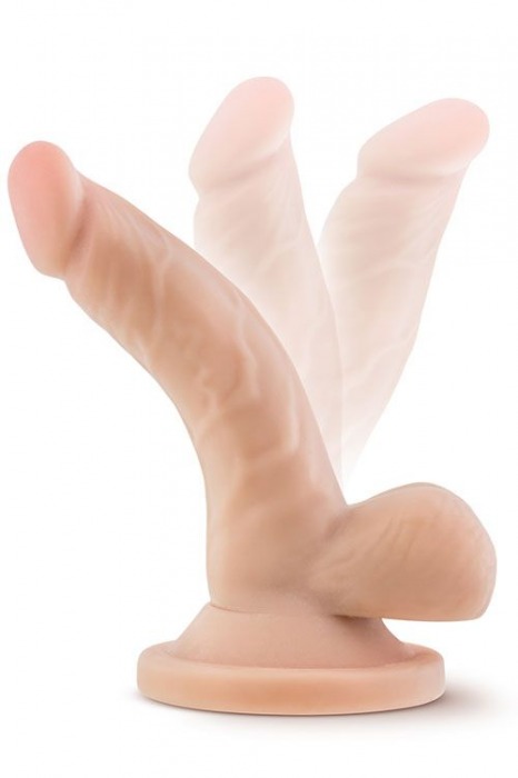 Телесный анальный фаллоимитатор 4 Inch Mini Cock - 12 см. - Blush Novelties