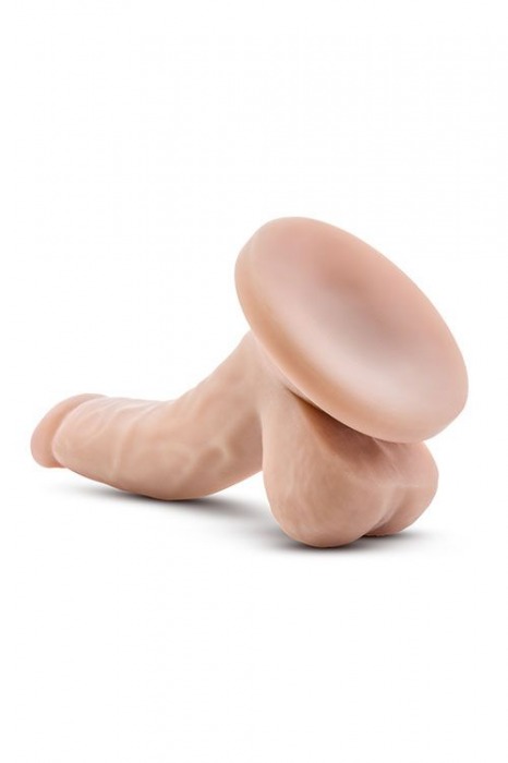 Телесный анальный фаллоимитатор 4 Inch Mini Cock - 12 см. - Blush Novelties