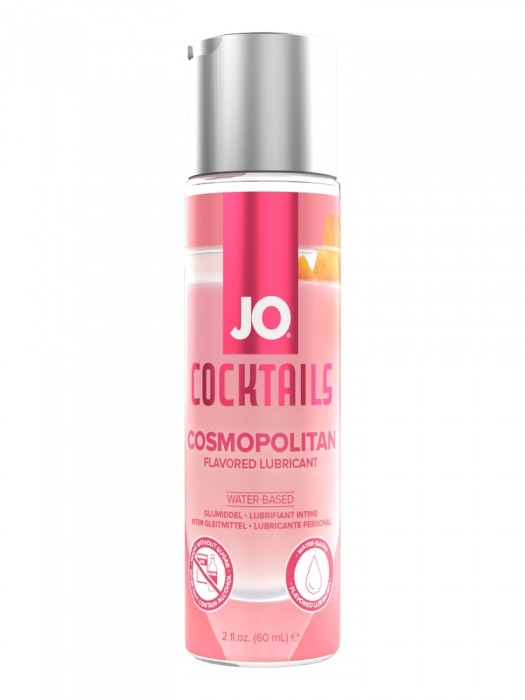 Вкусовой лубрикант на водной основе JO Cocktails Cosmopolitan - 60 мл. - System JO - купить с доставкой в Тольятти