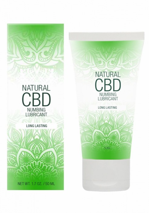 Лубрикант с пролонгирующим эффектом Natural CBD Numbing Lubricant - 50 мл. - Shots Media BV - купить с доставкой в Тольятти