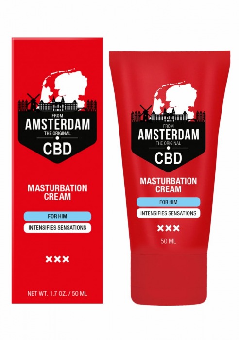 Крем для мастурбации для мужчин CBD from Amsterdam Masturbation Cream For Him - 50 мл. - Shots Media BV - купить с доставкой в Тольятти