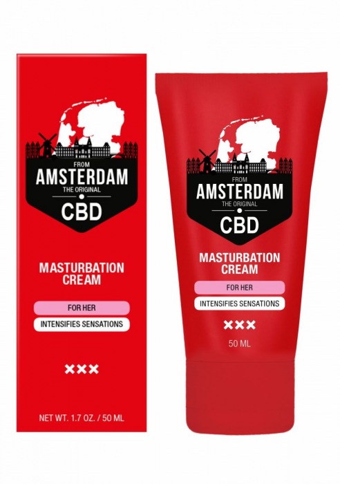 Крем для мастурбации для женщин CBD from Amsterdam Masturbation Cream For Her - 50 мл. - Shots Media BV - купить с доставкой в Тольятти