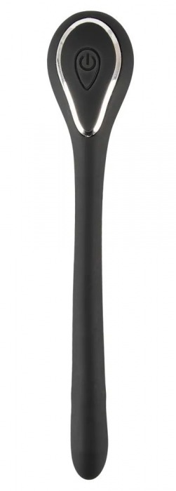 Черный гибкий уретральный стимулятор с вибрацией Vibrating Bendable Dilator - 13,5 см. - Orion - купить с доставкой в Тольятти