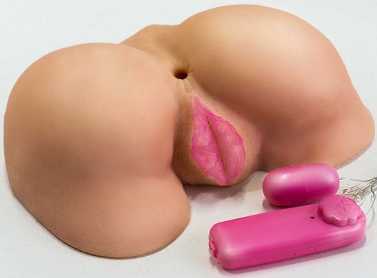 Вибровагина с двумя отверстиями и с выносным пультом - LOVETOY (А-Полимер) - в Тольятти купить с доставкой
