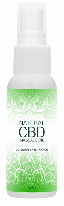 Массажное масло Natural CBD Massage Oil - 50 мл. - Shots Media BV - купить с доставкой в Тольятти