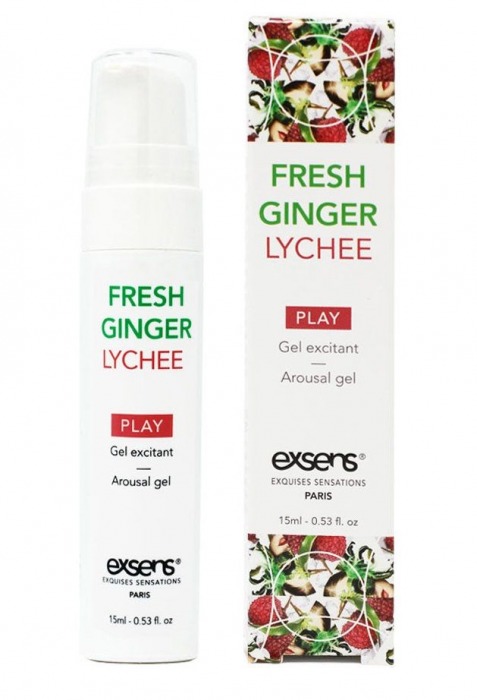 Возбуждающий гель Fresh Ginger Lychee Arousal Gel - 15 мл. - Exsens - купить с доставкой в Тольятти