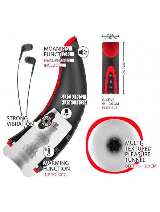 Автоматический мастурбатор WYNE 03 с подогревом - Orion - в Тольятти купить с доставкой