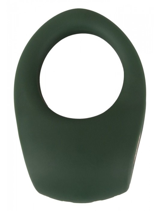 Зеленое эрекционное виброкольцо Luxurious Vibro Cock Ring - Orion - в Тольятти купить с доставкой