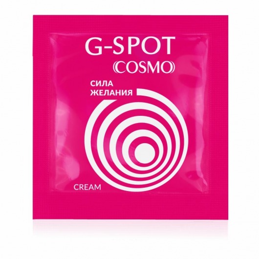 Стимулирующий интимный крем для женщин Cosmo G-spot - 2 гр. - Биоритм - купить с доставкой в Тольятти