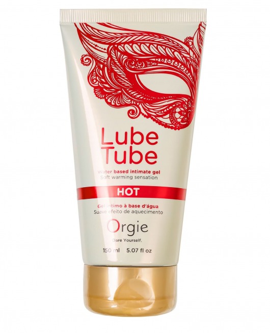 Интимный гель на водной основе Lube Tube Hot с разогревающим эффектом - 150 мл. - ORGIE - купить с доставкой в Тольятти