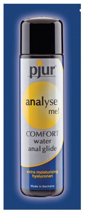 Анальный лубрикант pjur ANALYSE ME Comfort Water Anal Glide - 2 мл. - Pjur - купить с доставкой в Тольятти