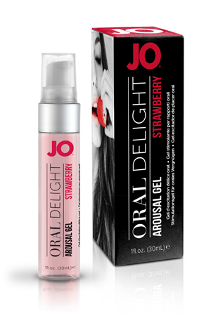 Клубничный лубрикант для оральных ласк Oral Delight Strawberry Sensation - 30 мл. - System JO - купить с доставкой в Тольятти