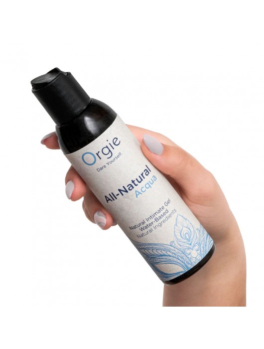 Интимный гель на водной основе Orgie All-Natural Acqua - 150 мл. - ORGIE - купить с доставкой в Тольятти