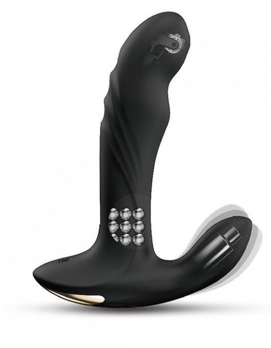 Черный вибромассажер простаты Multi P-Joy с 3 моторами - Dorcel - в Тольятти купить с доставкой