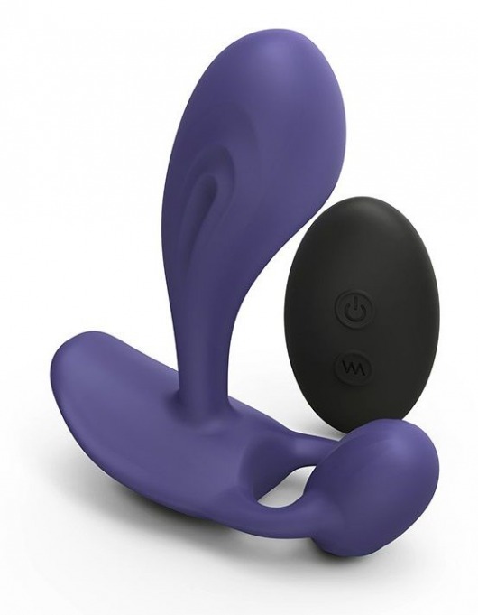 Темно-синий вибромассажер Witty P G Vibrator with Remote Control - Love to Love - в Тольятти купить с доставкой