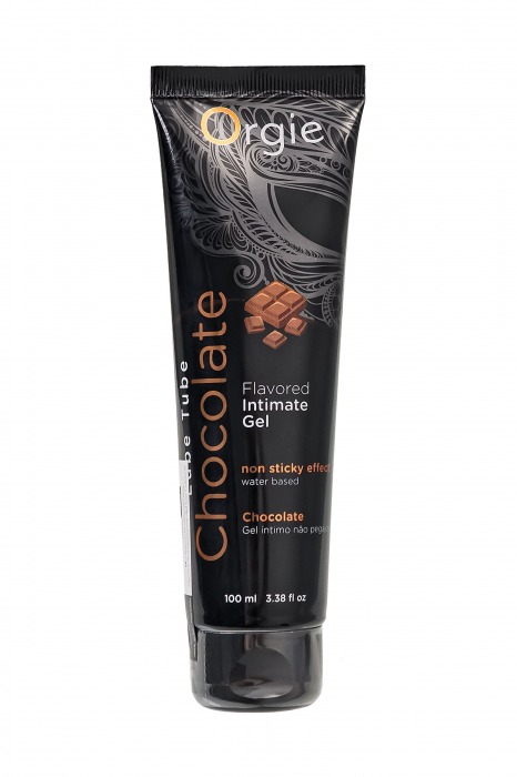 Интимный гель на водной основе Lube Tube Chocolate с шоколадным вкусом - 100 мл. - ORGIE - купить с доставкой в Тольятти