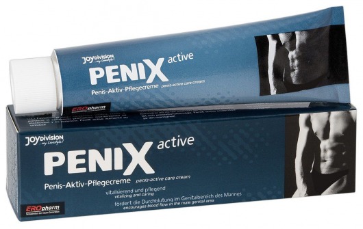 Возбуждающий крем для мужчин PeniX active - 75 мл. - Joy Division - купить с доставкой в Тольятти