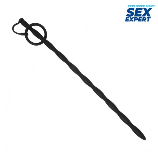 Черный стимулятор уретры Sex Expert - Sex Expert - купить с доставкой в Тольятти