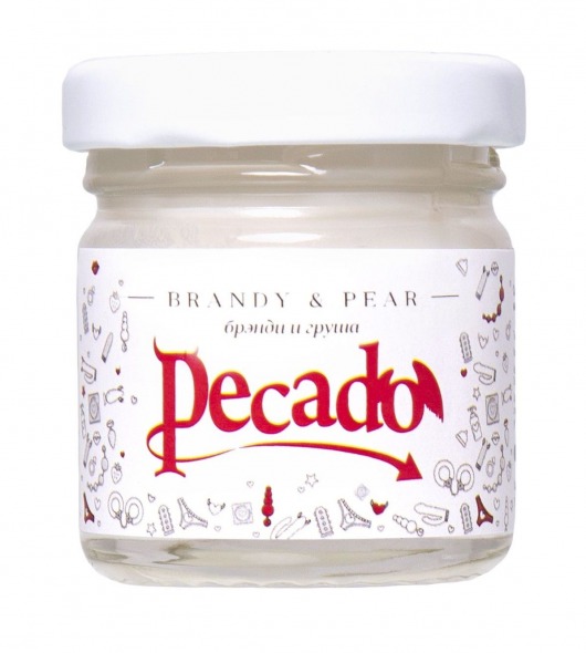 Массажная свеча Brandy   Pear - 35 мл. - Pecado - купить с доставкой в Тольятти