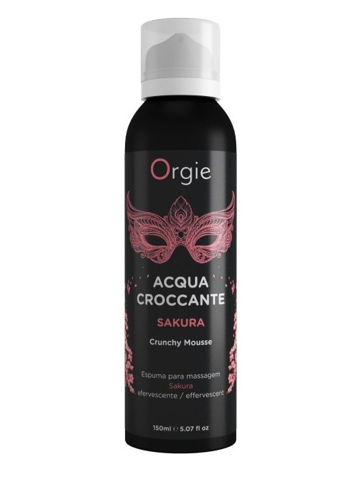 Хрустящая пенка для массажа Orgie Acqua Croccante Sakura с ароматом сакуры - 150 мл. - ORGIE - купить с доставкой в Тольятти