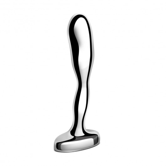 Стальной стимулятор простаты Stainless Steel Prostate Plug - 11,5 см. - b-Vibe - в Тольятти купить с доставкой