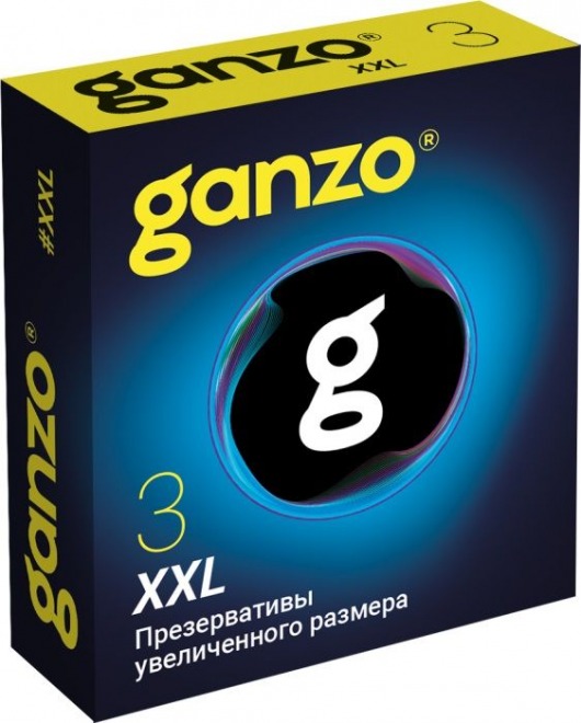 Презервативы увеличенного размера Ganzo XXL - 3 шт. - Ganzo - купить с доставкой в Тольятти