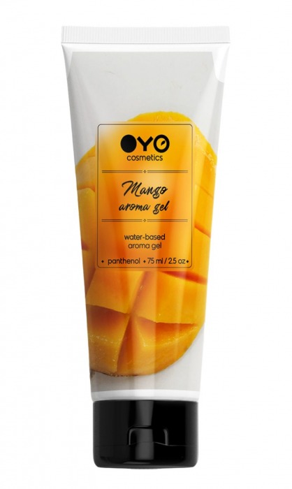 Лубрикант на водной основе OYO Aroma Gel Mango с ароматом манго - 75 мл. - OYO - купить с доставкой в Тольятти