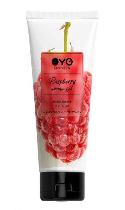 Лубрикант на водной основе OYO Aroma Gel Raspberry с ароматом малины - 75 мл. - OYO - купить с доставкой в Тольятти