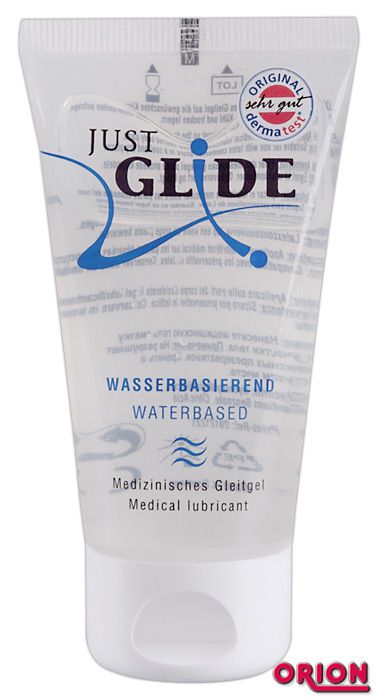 Вагинальная смазка на водной основе JUSTGLIDE - 50 мл. - Orion - купить с доставкой в Тольятти
