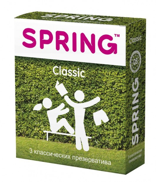 Классические презервативы SPRING CLASSIC - 3 шт. - SPRING - купить с доставкой в Тольятти