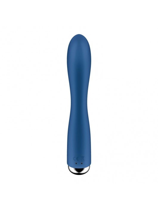 Синий вибратор-кролик с ротацией Spinning Rabbit 1 - 20 см. - Satisfyer