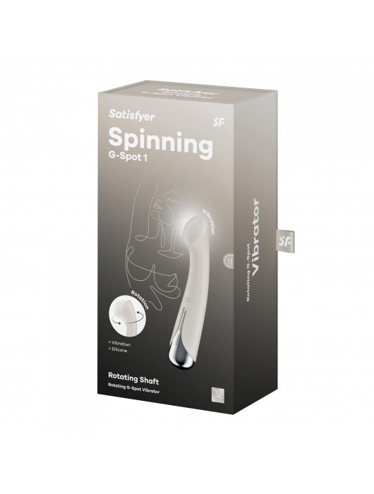Телесный вибратор для G-стимуляции Spinning G-Spot 1 - 17 см. - Satisfyer