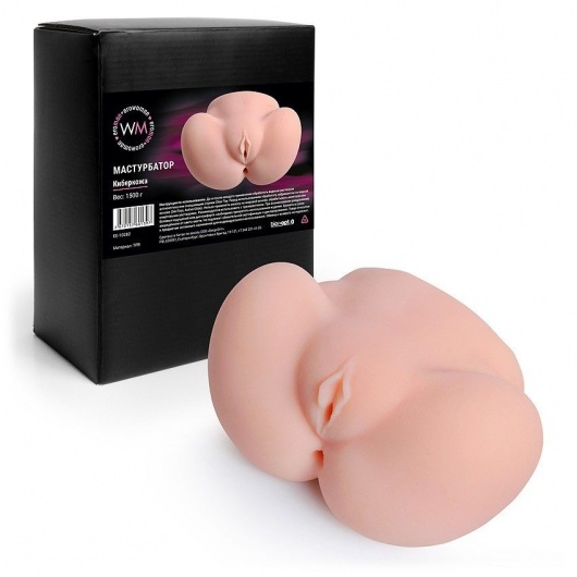 Реалистичный мастурбатор с двумя функциональными отверстиями - Erowoman-Eroman - в Тольятти купить с доставкой